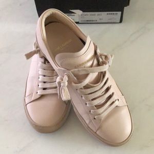 Saint Laurent baby pink sneakers